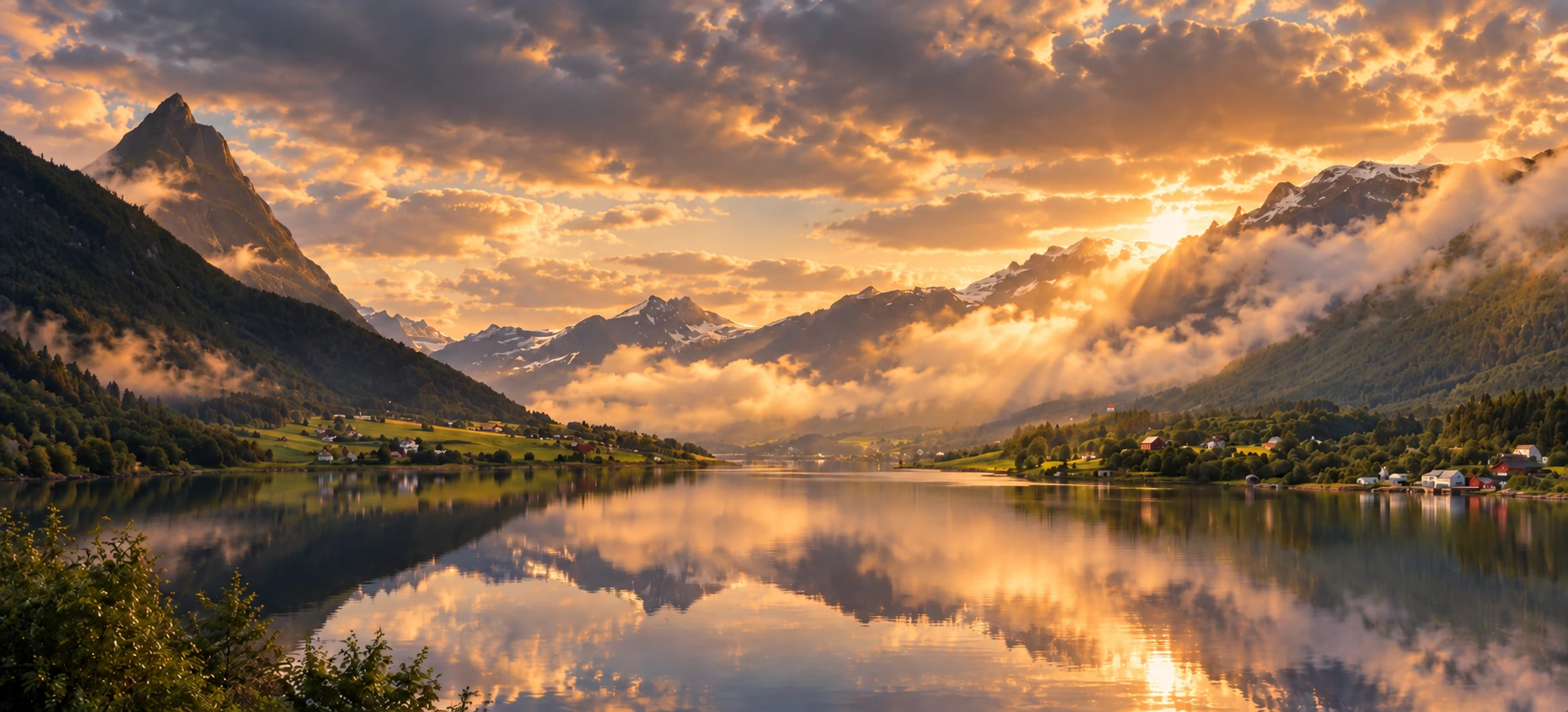Fjord og fjell i Sykkylven